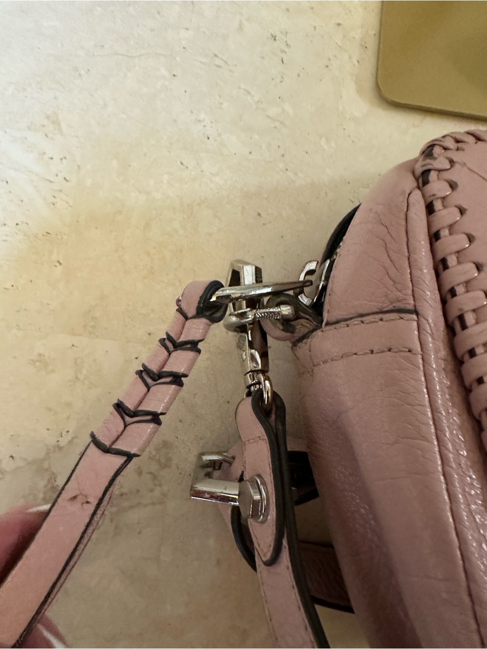 orYANY Pink Leather Crossbody Bag - Women - Picture 9 of 14